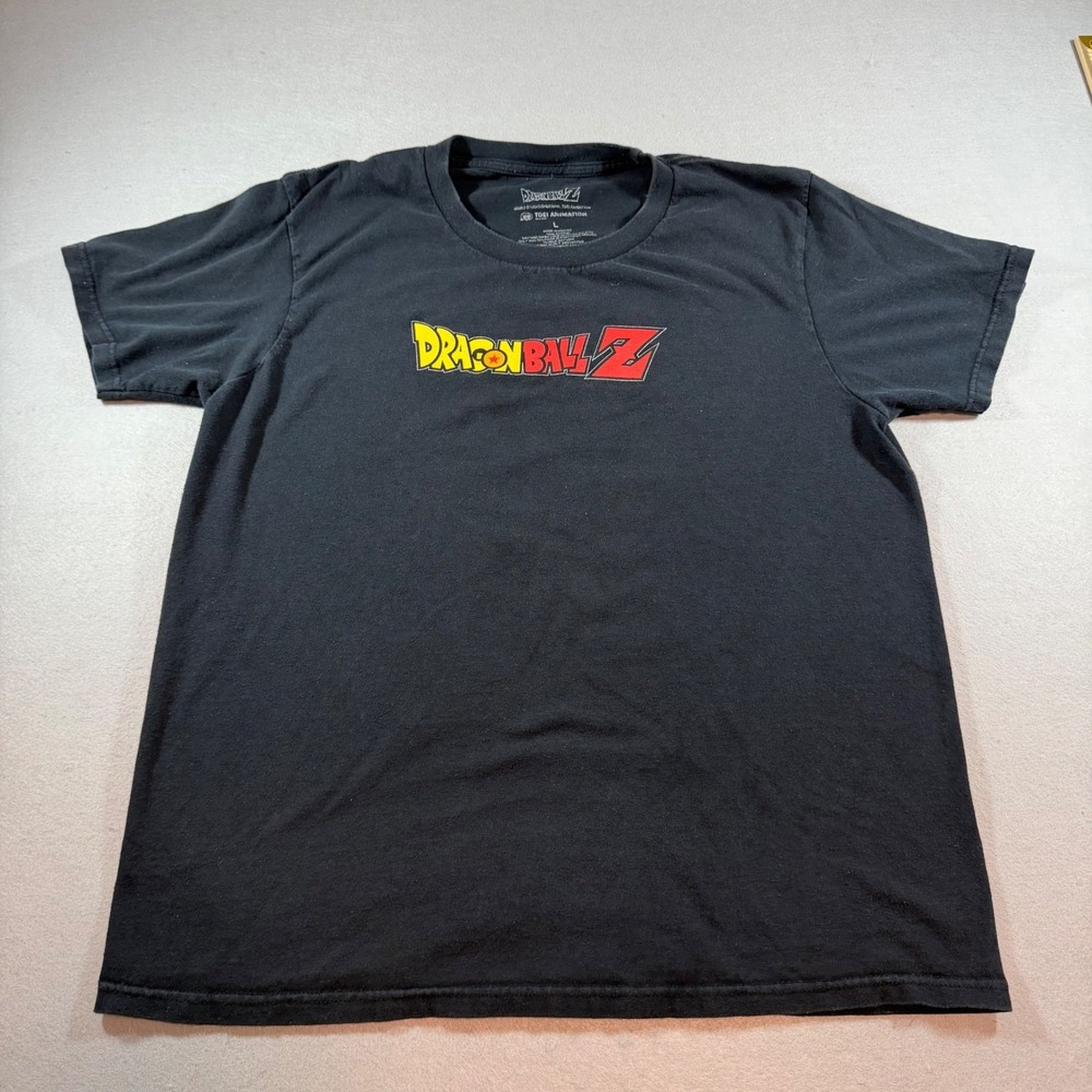 Dragon Ball Z Goku Graphic‎ T-Shirt Mens Large Black Anime Toei Animation Tee